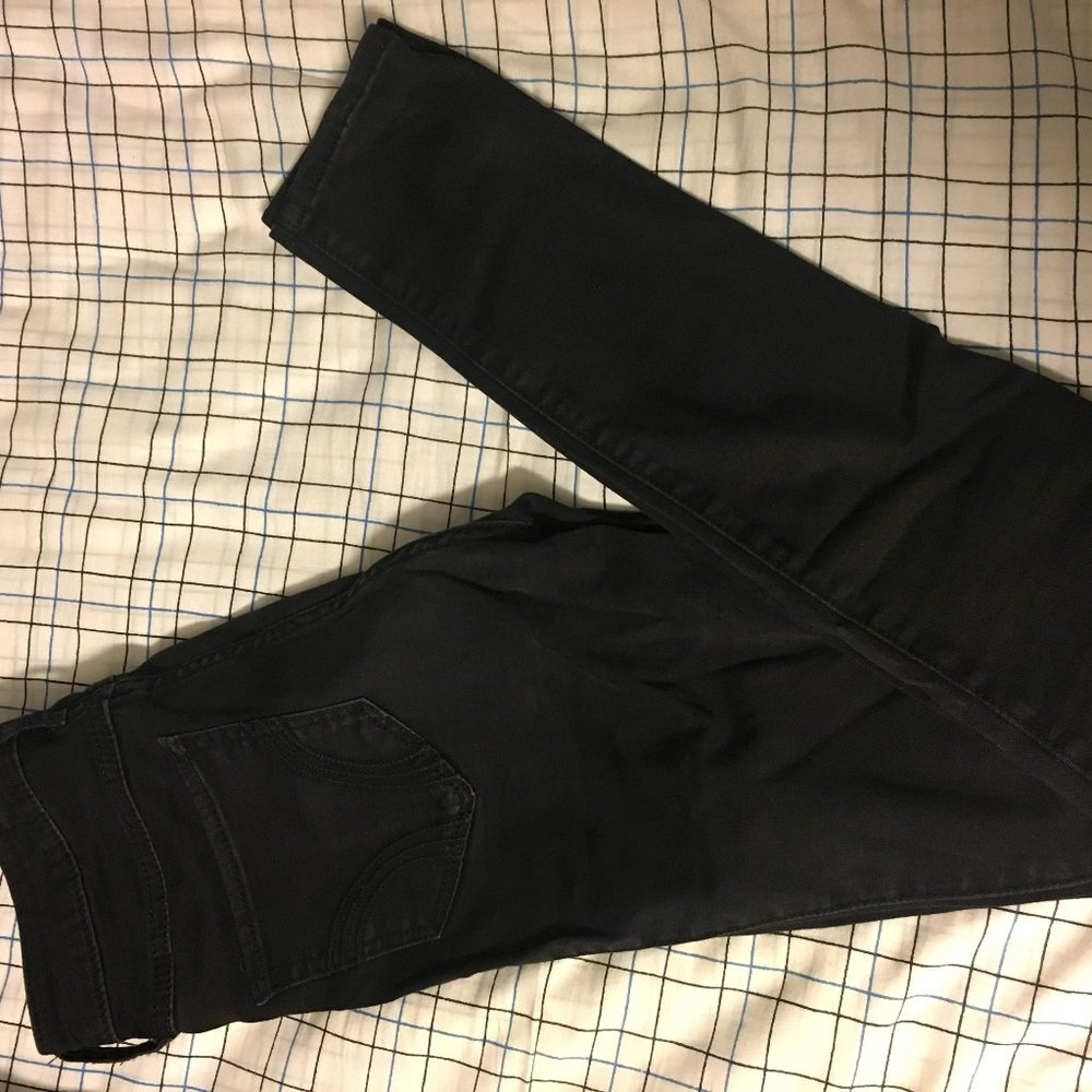 Hollister Women's Black Jeggings High Rise size 0L